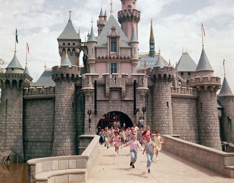Walt Disney Opens Disneyland