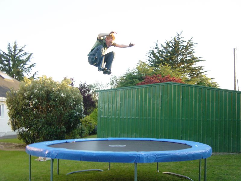 Trampolines Without Safety Nets