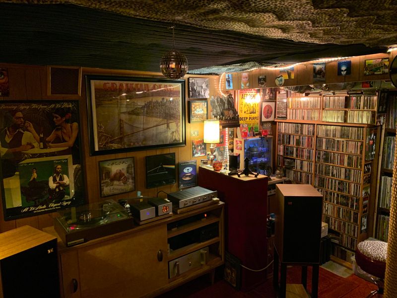 Vinyl Record Listening Stations