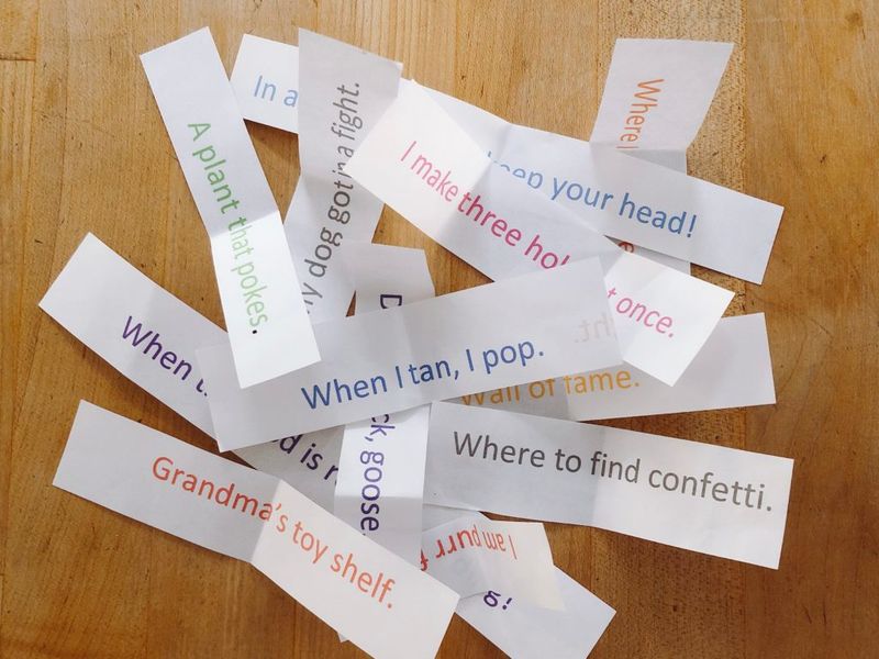 Scavenger Hunts with Paper Clues