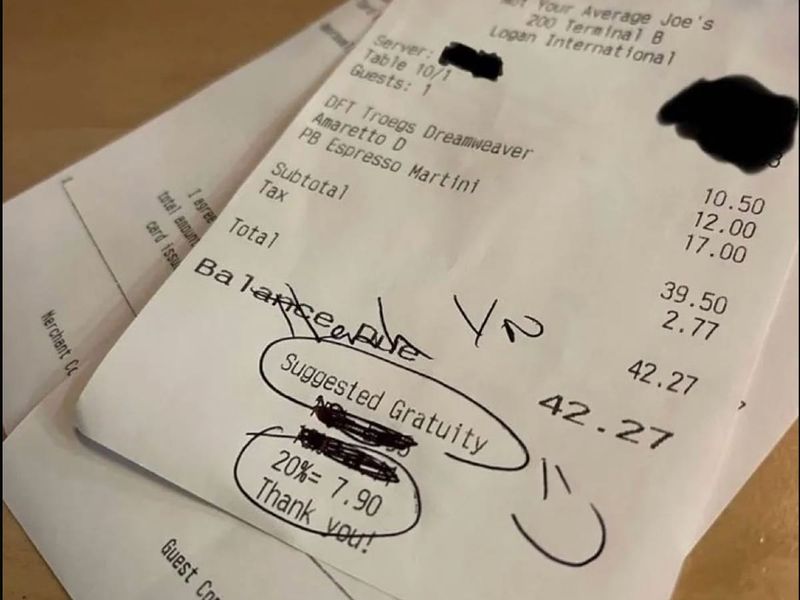 Mandatory Tipping For Terrible Service