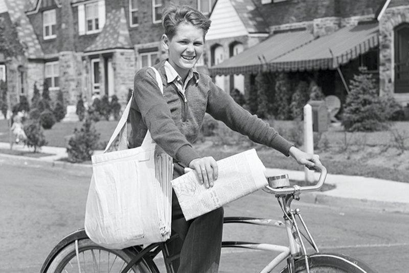 Delivering Newspapers