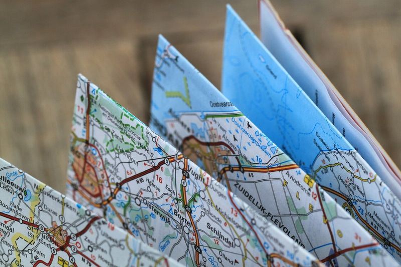 Paper Maps Created Unplanned Adventures
