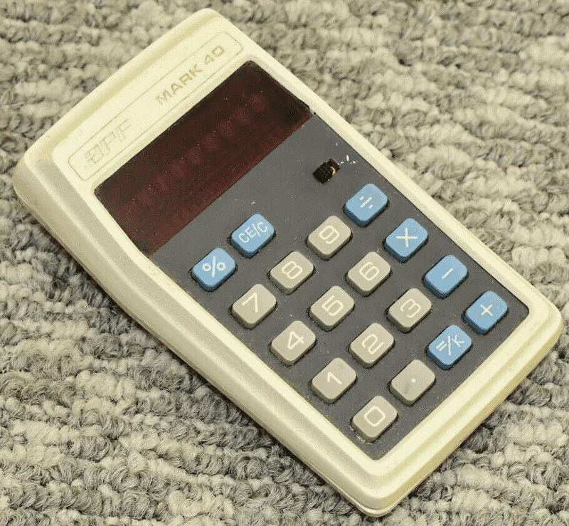 Pocket Calculators with Empty Batteries