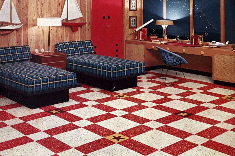 Linoleum Floors With Bold Patterns