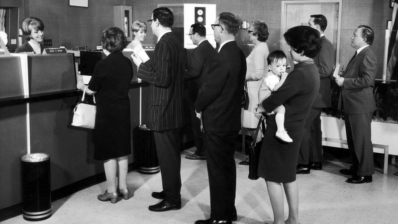 Bank Visits During Lunch Hour