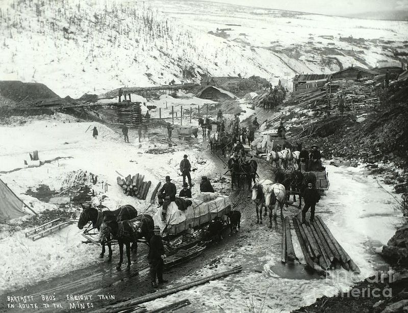 The Klondike Gold Rush Prospectors in 1898