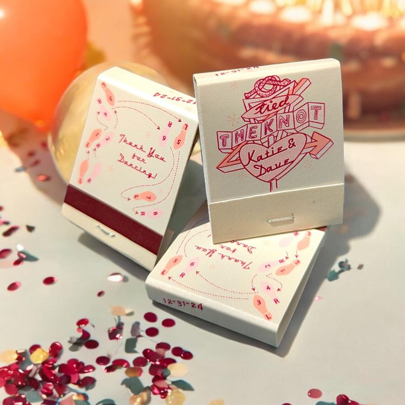 Matchbooks with Disco-Themed Covers