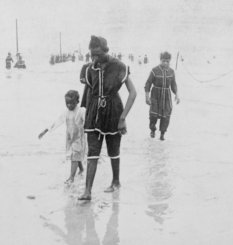 Victorian-Era Bathing Suits in Coney Island – 1896