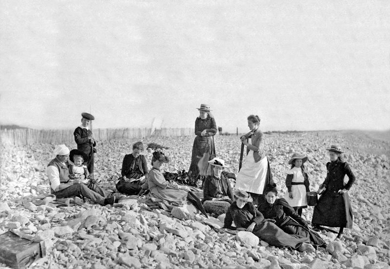 A picnic at McKay Bluff, Nelson, 1892